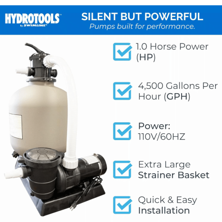 Swimline&reg; Sand Filter Systems w/ Pump (Various Sizes)
