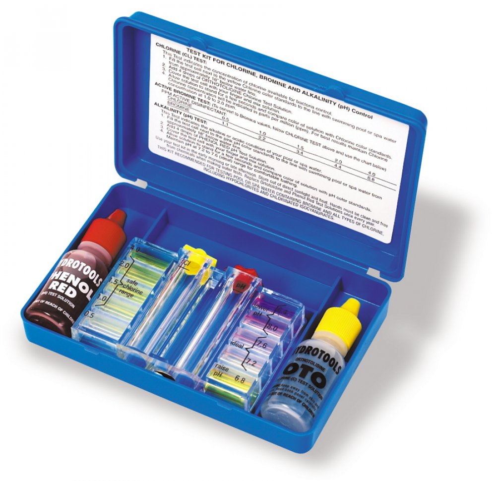 Chlorine, Bromine & pH 3-Way Test Kit