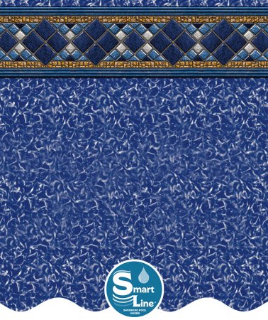 SmartLine® Round Island Tile Unibead Liner 25 Gauge 52" H(Various Sizes)