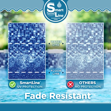SmartLine® Oval Blue Wave Overlap Liner 48" / 52" 25 Gauge (Various Sizes)