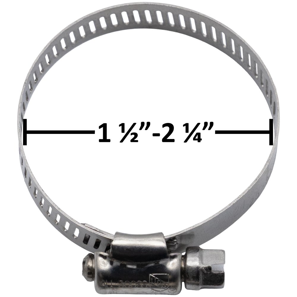 Stainless Steel Worm Gear Hose Clamps (Various Pack Sizes)