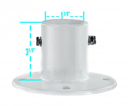 Aluminum Slide Deck Flange w/ Flange Bolt