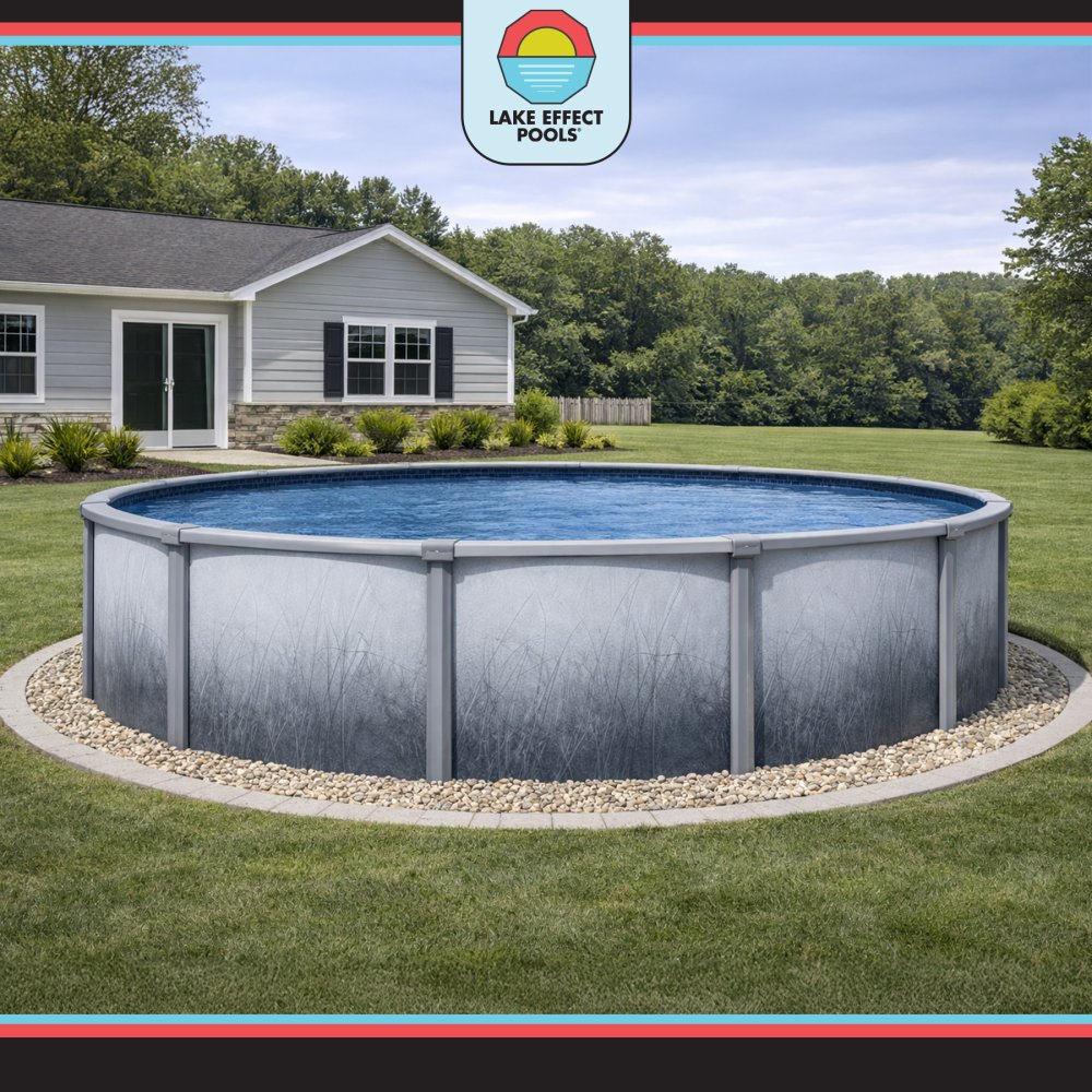 Bermuda by Lake Effect Pools® Round Above Ground Pool Complete