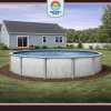 Antigua by Lake Effect Pools® Round Above Ground Pool Kit
