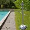 Poolside Valet Butler Towel Rack