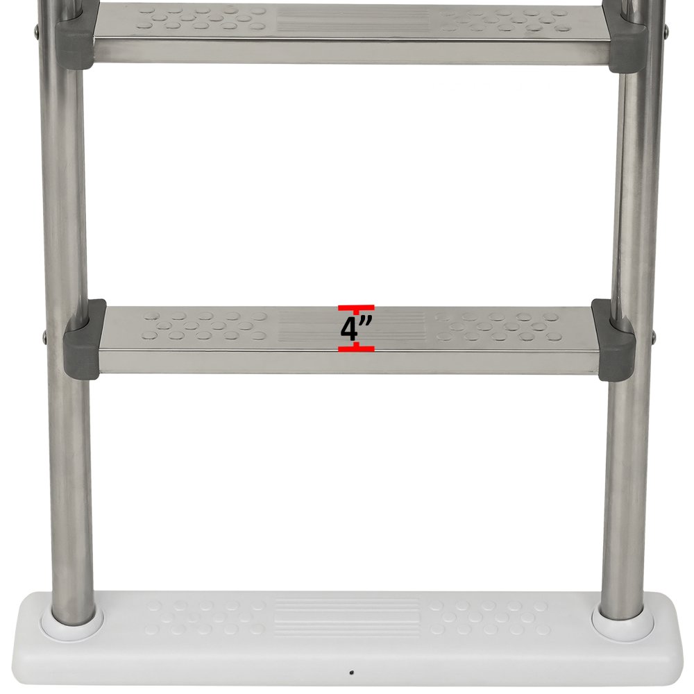 Aqua Select® Hi-Rise Reverse Bend Stainless Steel In Pool Ladders