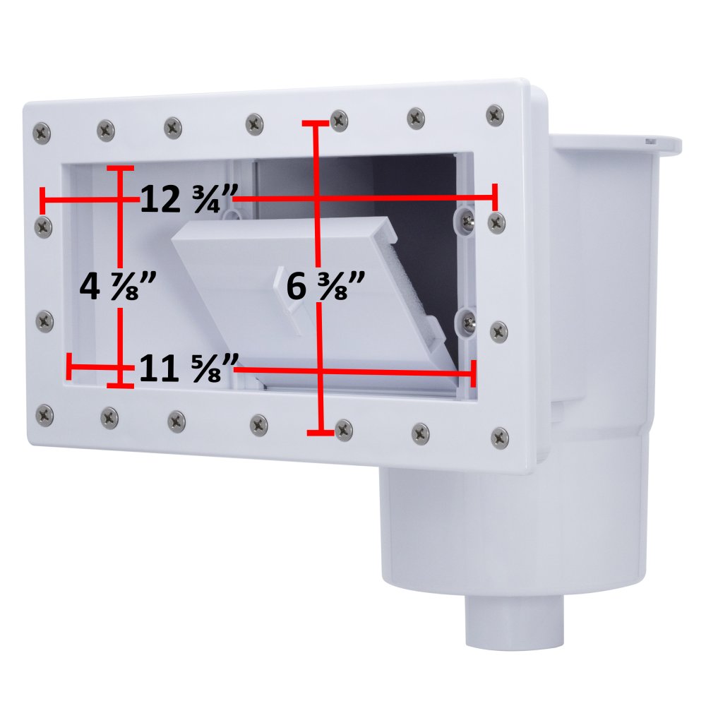 Rx Clear® Wide-Mouth Skimmer for Above Ground Swimming Pools (Choose Color)