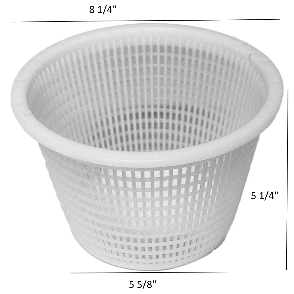 Rx Clear® Standard Thru-Wall Skimmer for Inground Swimming Pool Skimmer Basket Measurements