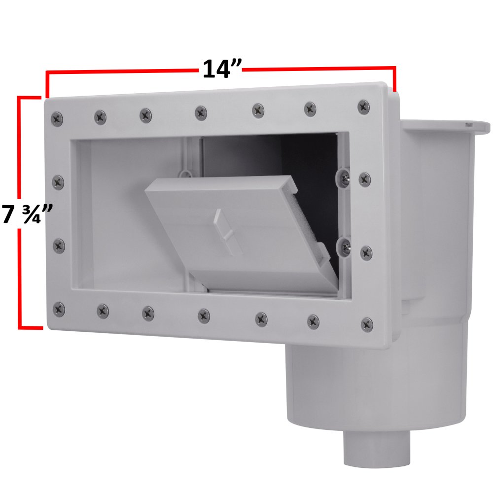 Rx Clear® Wide-Mouth Skimmer for Above Ground Swimming Pools (Choose Color)
