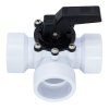 3-Way Ball Valve with 1-1/2" Slip