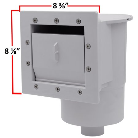 Rx Clear® Standard Thru-Wall Skimmer For Above Ground Swimming Pools (Choose Color)