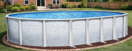 Lifestyle by Lake Effect Pools® Oval Above Ground Pool Kit With 52" Wall