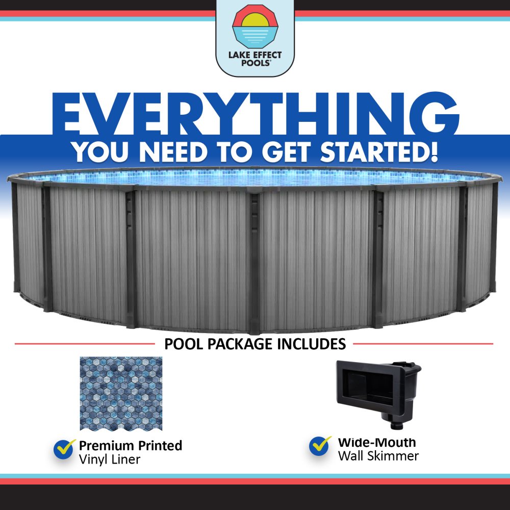 Bora Bora by Lake Effect Pools® Round Above Ground Pool Kit