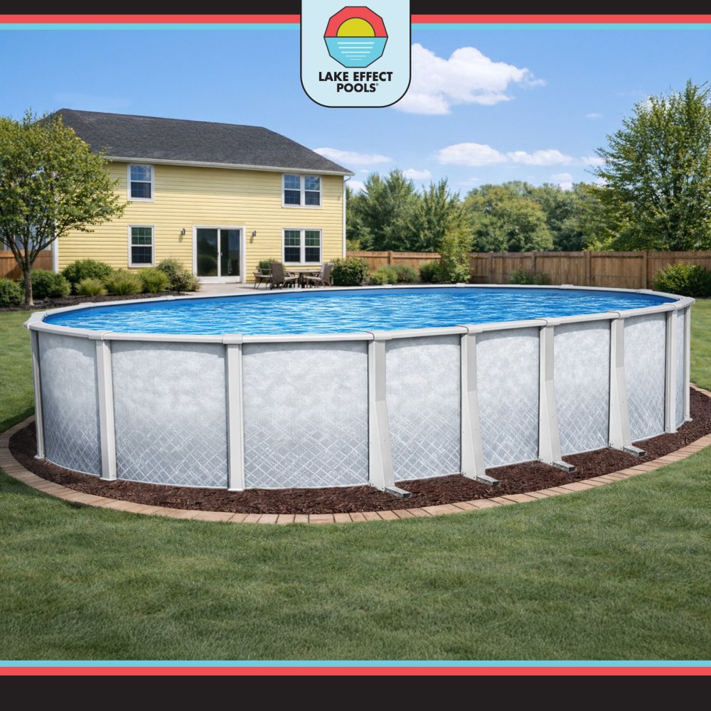 Lifestyle by Lake Effect Pools® Oval Above Ground Pool Kit With 54" Wall
