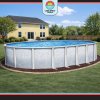 Lifestyle by Lake Effect Pools® Oval Above Ground Pool Kit With 54" Wall