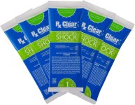Rx Clear&reg; Chlorine Free Swimming Pool Shock | 1 lb. Bags | 5-Pack