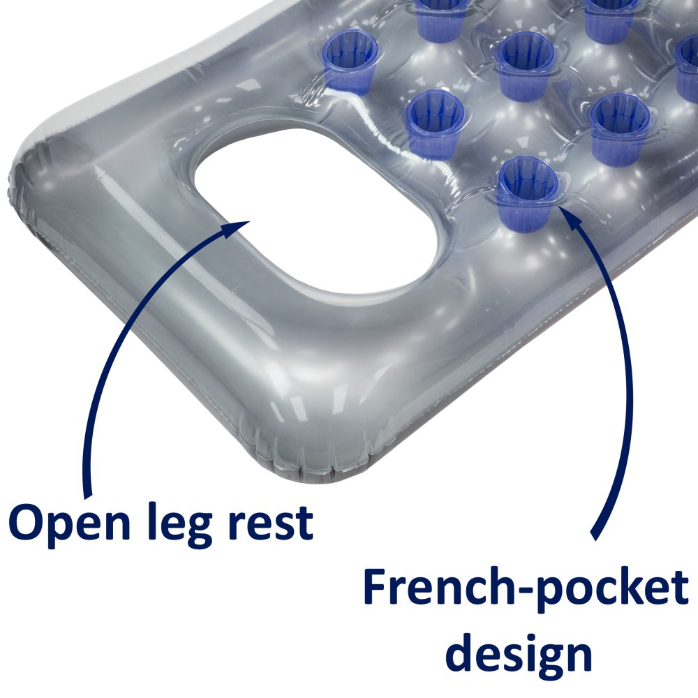 Aqua Select® Inflatable Chaise Lounger 66” - Deep Blue