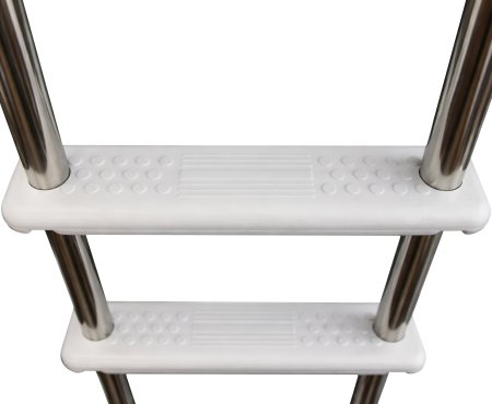 Aqua Select&reg; Stainless Steel In Pool Ladder w/ Resin Steps