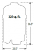 Crystal Water 325 Sq Ft Cartridge Filters Measurements