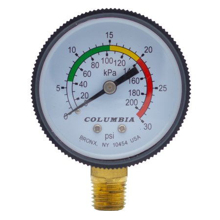 Aqua Select® Pressure Gauge ¼" Side Mount (Various PSI)
