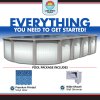 Grand Cayman by Lake Effect Pools® Oval Above Ground Pool Kit