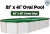 Buffalo Blizzard® Green/Black Winter Cover Measurements - 25' x 45'