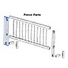 Aqua Select® Above Ground Swimming Pool Fence Replacement Parts