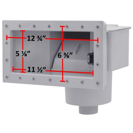 Rx Clear® Wide-Mouth Skimmer for Above Ground Swimming Pools (Various Colors)