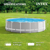 Intex® 15' Round Prism Frame Pool w/ Filter, Pump, Ladder & Ground Cloth