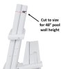 Aqua Select&reg; Heavy Duty Resin In Pool Ladder w/ Entrapment Barrier