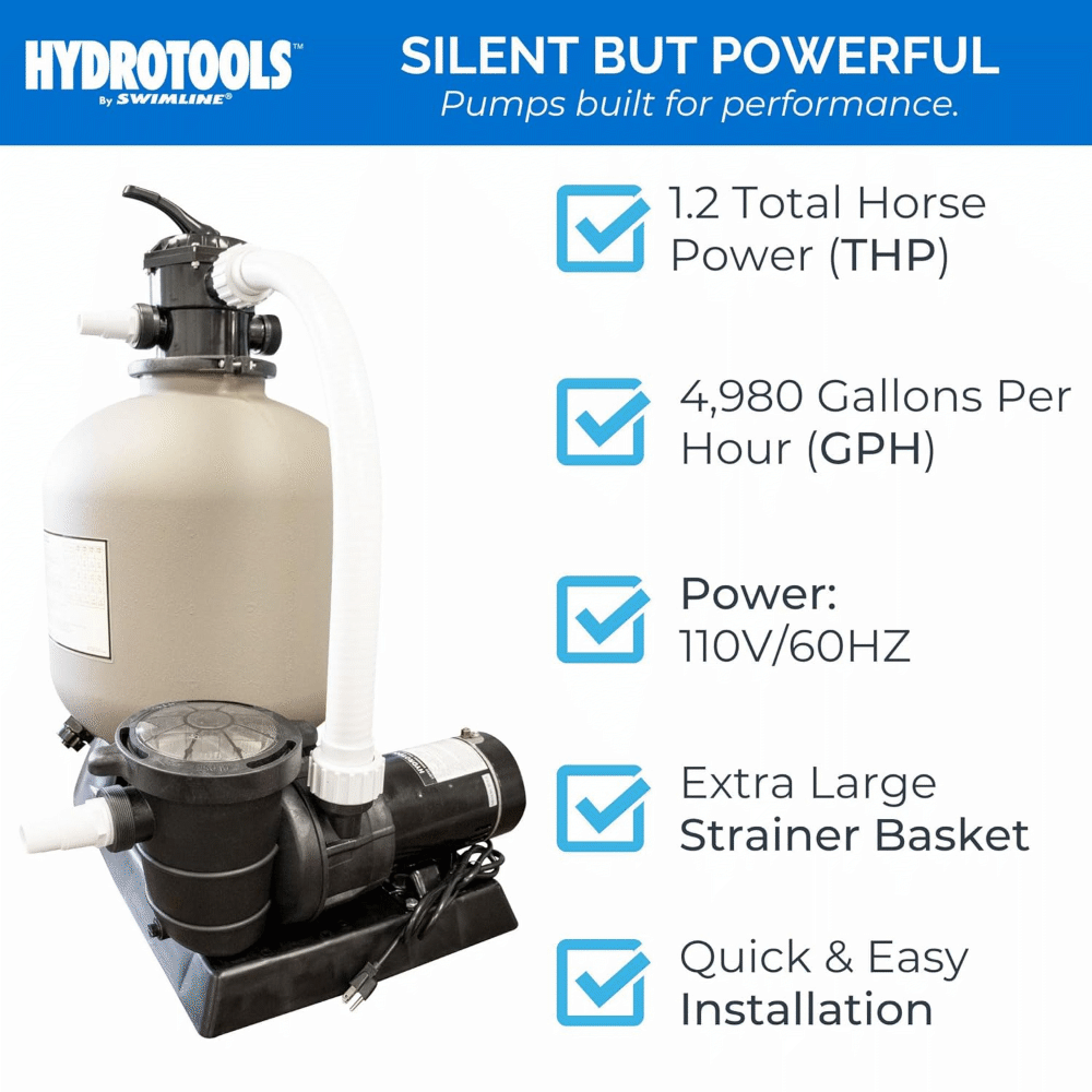 Swimline&reg; Sand Filter Systems w/ Pump (Various Sizes)