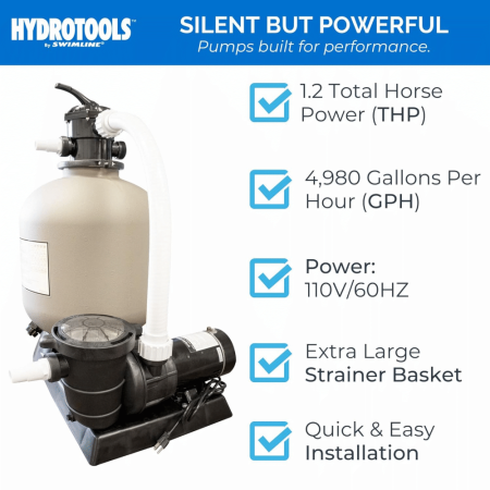 Swimline&reg; Sand Filter Systems w/ Pump (Various Sizes)