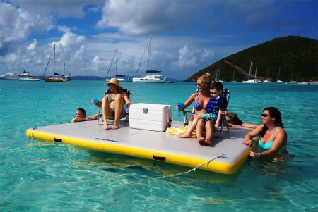 Solstice&reg; Inflatable Floating Dock (Various Sizes)