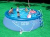 Family Having Fun In A Intex Easy Set Pool