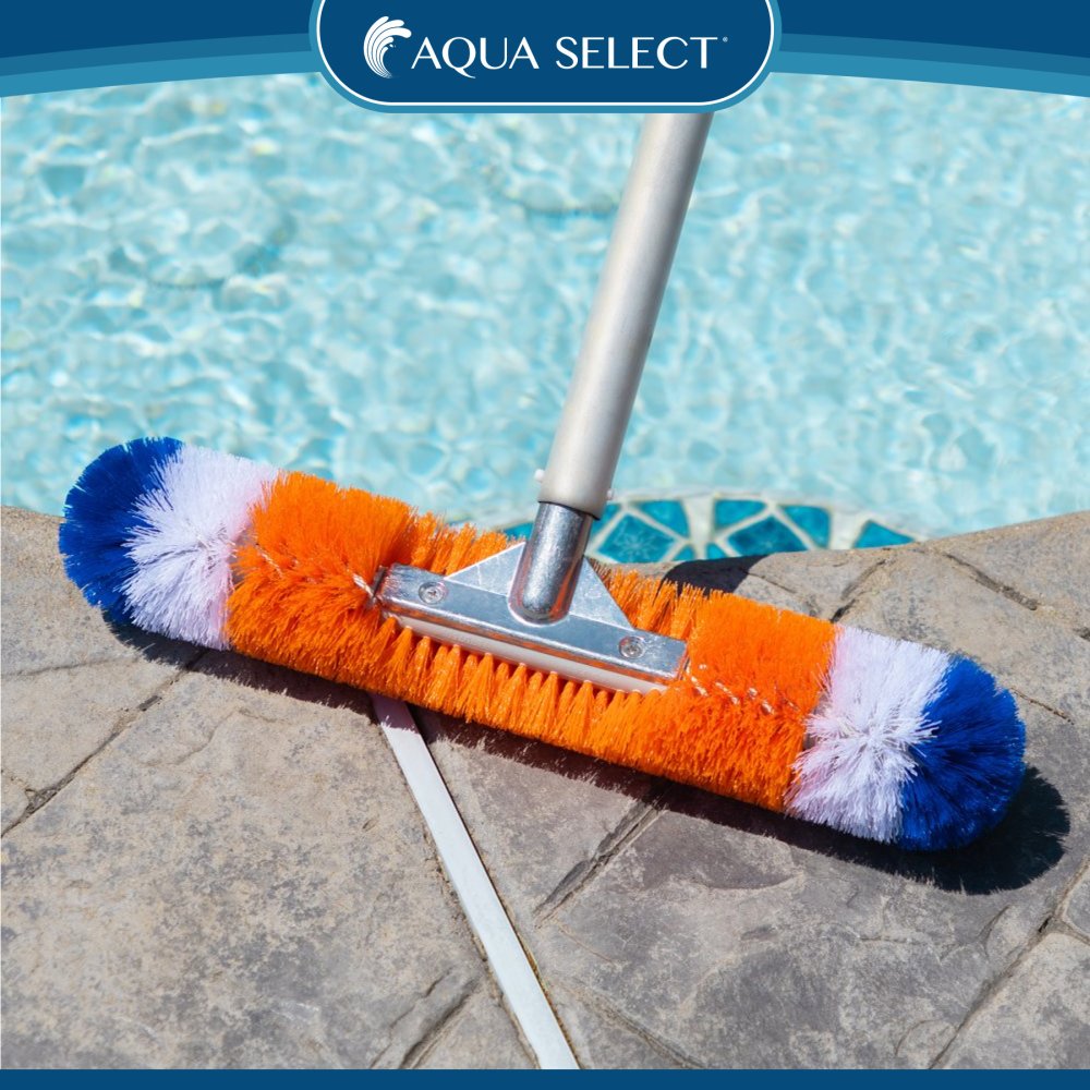 Aqua Select® 18 Inch 360° Brush For Swimming Pool Wall & Floor