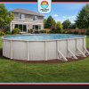 Impressions by Lake Effect Pools® Oval Above Ground Pool Kit