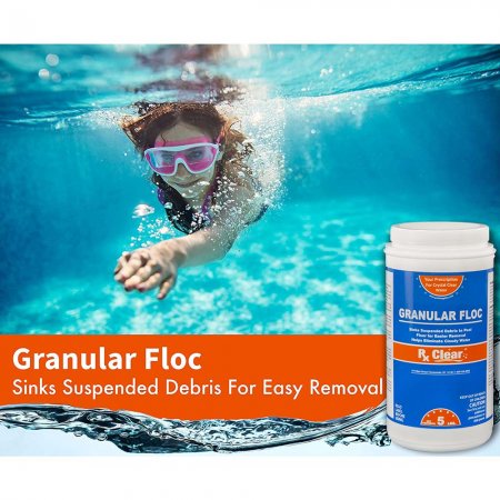 Girl Swimming In Pool - Granular Floc