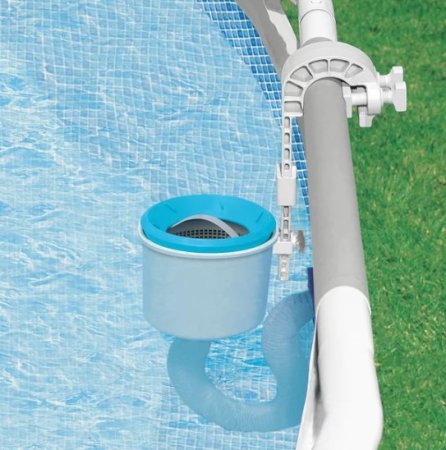 Intex® Deluxe Wall Mount Surface Skimmer With Hook To Hang In Pool