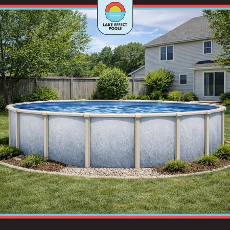 Bermuda by Lake Effect Pools® Round Above Ground Pool Complete