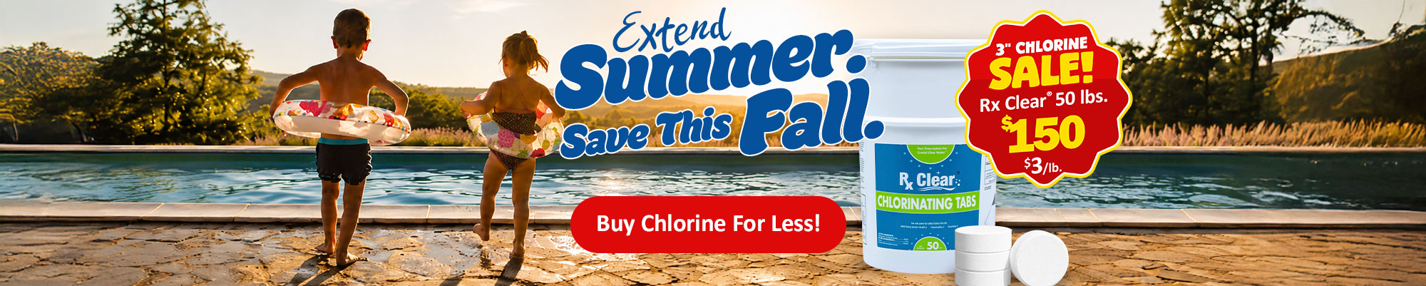 Rx Clear® Chlorine - Tablets & Granular