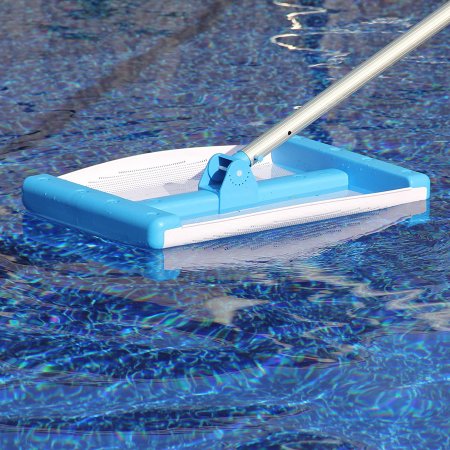 Glider Floating Pool Skimmer In Clear Pool Water