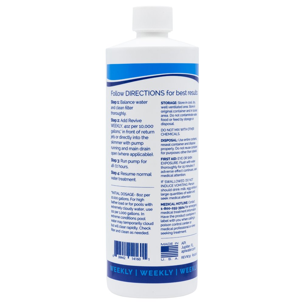 Revive!® Weekly Swimming Pool Water Clarifier - 32 oz