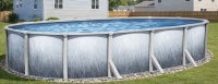 Lake Effect Pools® 15' x 30' Oval Bermuda Above Ground Pool Kit