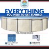 Forever by Lake Effect Pools® Round Above Ground Pool Kit