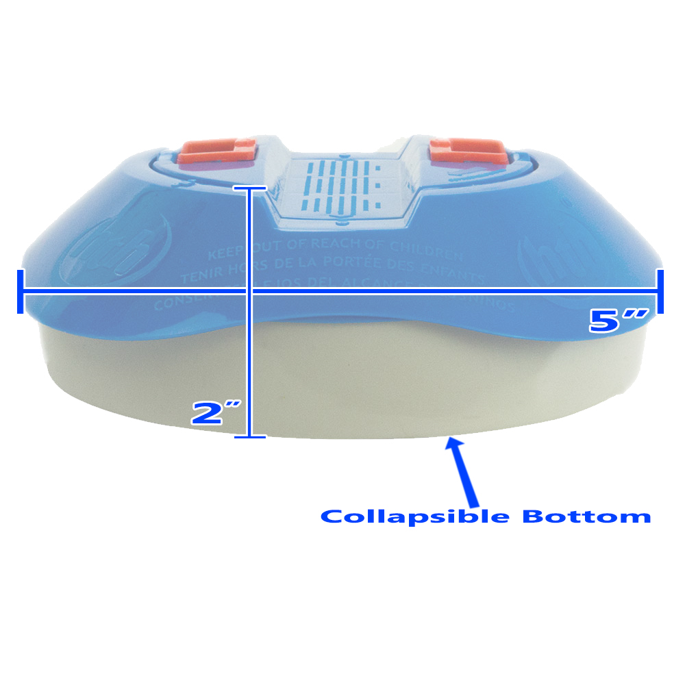 Collapsible Bottom On hth® Collapsible Floating Pool Chlorinator