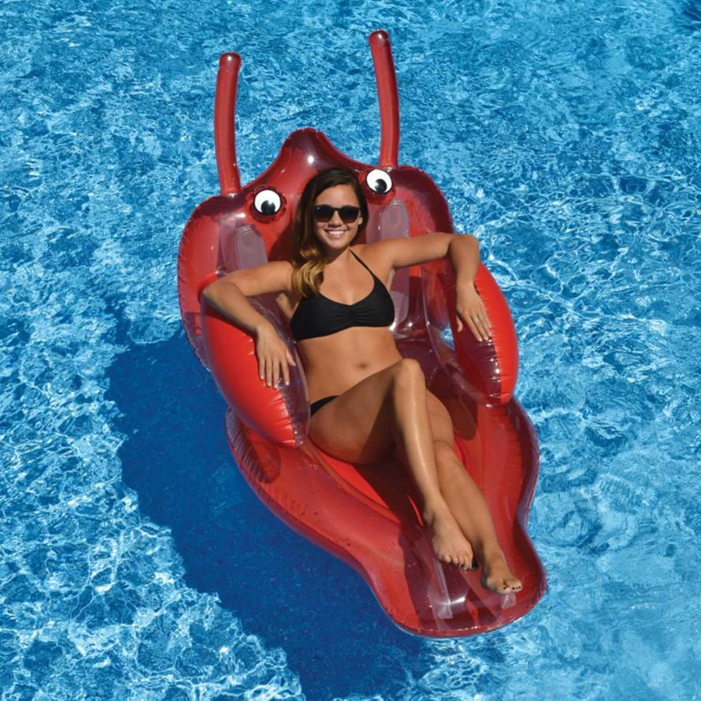 Swimline® Inflatable Lobster Lounge Lifestyle Image