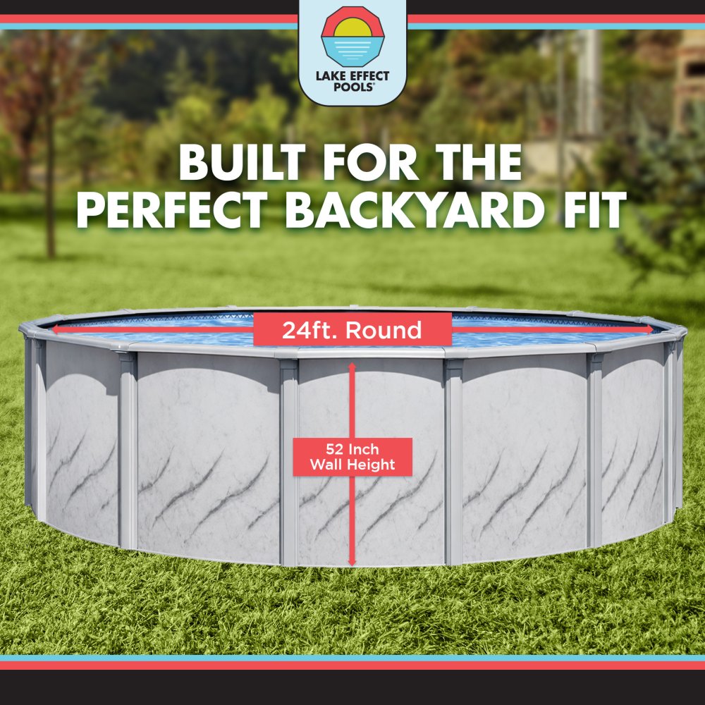 Galleria by Lake Effect Pools® Round Above Ground Pool Kit