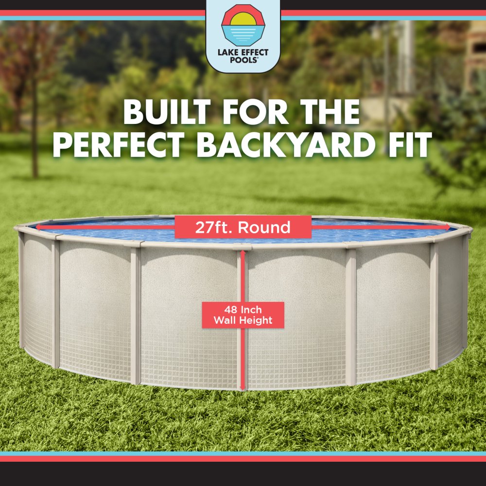 Impressions by Lake Effect Pools® Round Above Ground Pool Kit