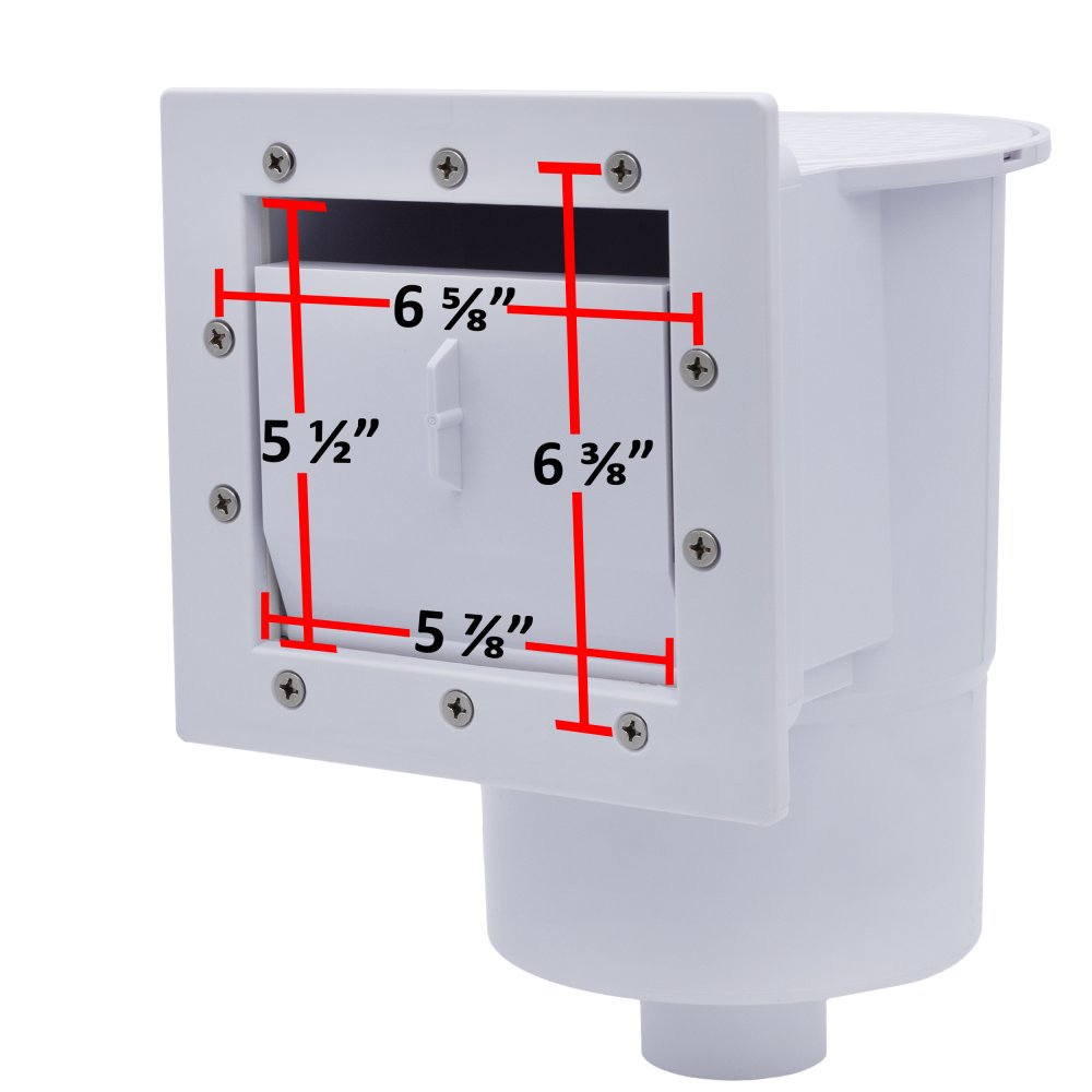 Rx Clear&reg; Standard Thru-Wall Skimmer For Above Ground Swimming Pools
