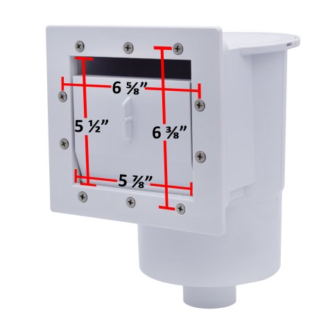 Rx Clear&reg; Standard Thru-Wall Skimmer For Above Ground Swimming Pools